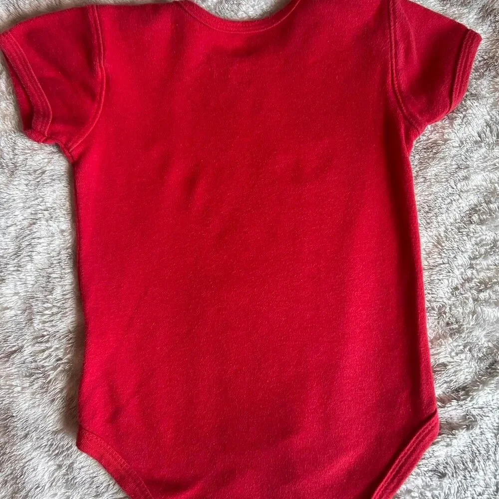 Nba Red Sleepsuits-babygrows